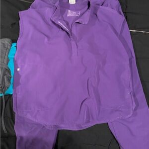 Figs purple large tall kade pant large Rafaela top